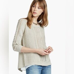 Lucky Brand Metallic Mix Sweater size Large